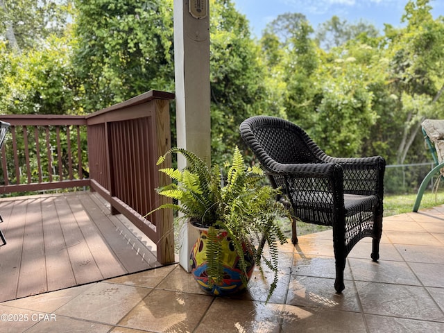 view of deck