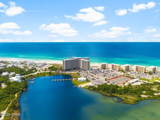 23223 Front Bch Unit A-Ph30, Panama City Beach, FL 32413 - drone / aerial view of a large body of water