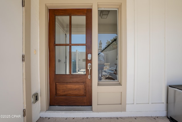 view of property entrance