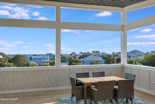 208 George C Wallace, Panama City Beach, FL 32413 - deck with a residential view and outdoor dining area
