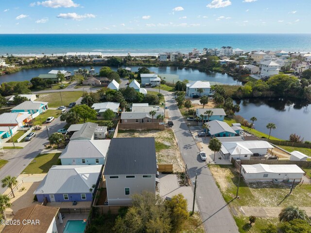 208 George C Wallace, Panama City Beach, FL 32413 - aerial perspective of suburban area with a nearby body of water