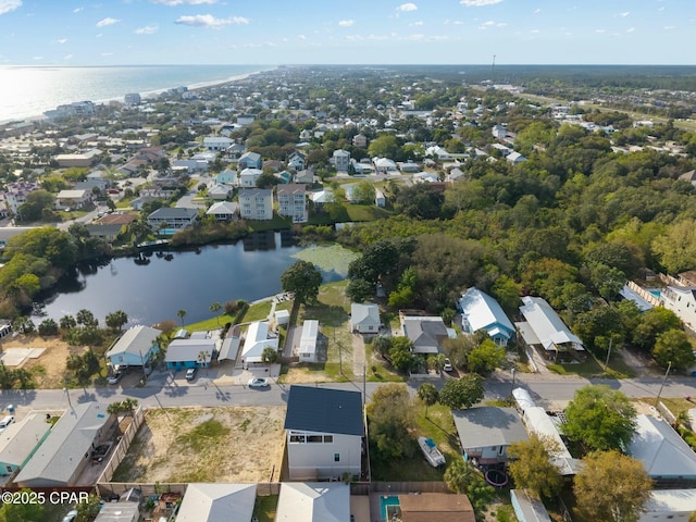208 George C Wallace, Panama City Beach, FL 32413 - view of property location with a large body of water and nearby suburban area
