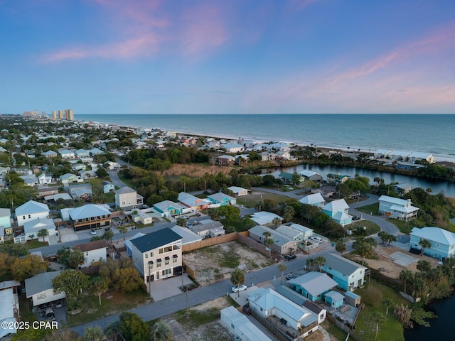 208 George C Wallace, Panama City Beach, FL 32413 - aerial view at dusk of a water view and a residential view