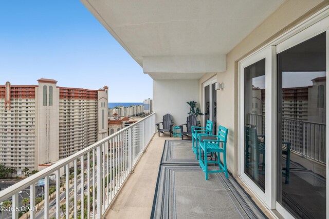 9860 S Thomas Dr Unit 1824, Panama City Beach, FL 32408 - balcony featuring a city view