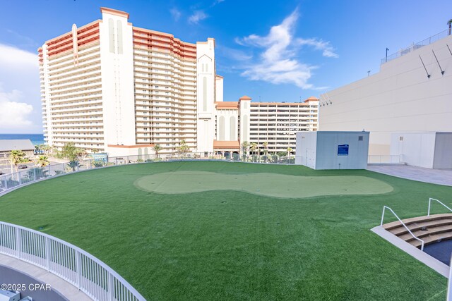 9860 S Thomas Dr Unit 1824, Panama City Beach, FL 32408 - view of property's community with a putting green