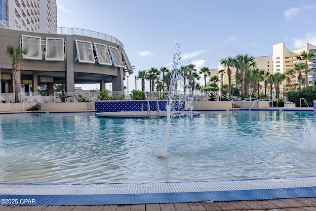 9860 S Thomas Dr Unit 1824, Panama City Beach, FL 32408 - view of community pool