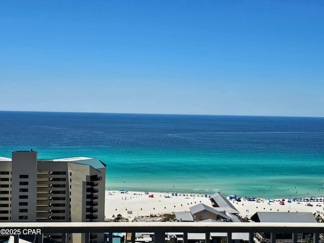9860 S Thomas Dr Unit 1824, Panama City Beach, FL 32408 - water view featuring local beach