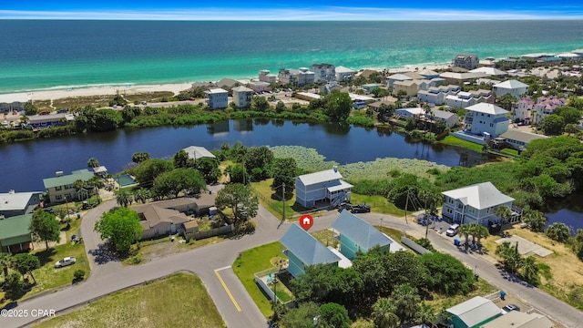 111 George C Wallace Blvd, Panama City Beach, FL 32413 - aerial perspective of suburban area featuring a nearby body of water