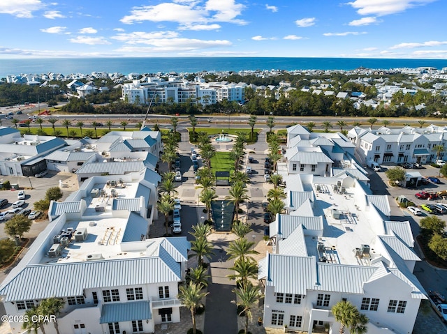 13 St. Vincent Lane, Inlet Beach, FL 32461 - aerial view of residential area with a nearby body of water
