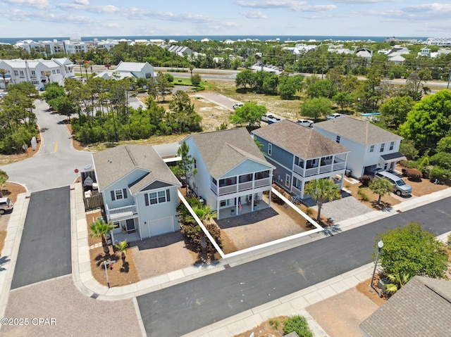 13 St. Vincent Lane, Inlet Beach, FL 32461 - aerial perspective of suburban area