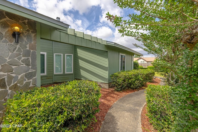2324 Raintree Pl, Lynn Haven, FL 32444 - view of home's exterior with stone siding