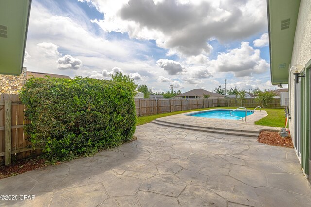 2324 Raintree Pl, Lynn Haven, FL 32444 - view of swimming pool featuring a patio area and a fenced backyard