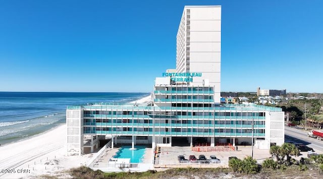 14401 Front Beach Rd Unit 206, Panama City Beach, FL 32413 - view of property featuring view of water and beach