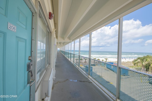 14401 Front Beach Rd Unit 206, Panama City Beach, FL 32413 - balcony featuring view of water and beach