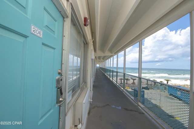 14401 Front Beach Rd Unit 206, Panama City Beach, FL 32413 - balcony with view of water and beach