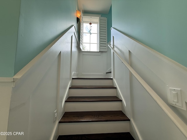 view of staircase