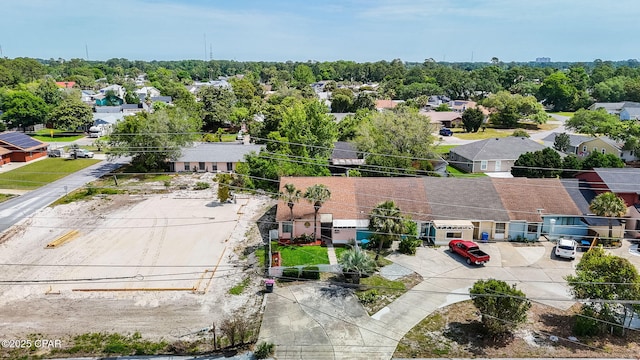 aerial view of residential area