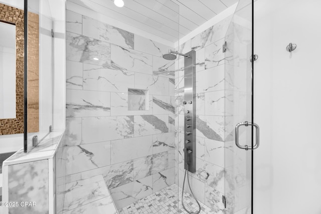 17735 Front Beach Rd Unit 4, Panama City Beach, FL 32413 - bathroom featuring a shower stall
