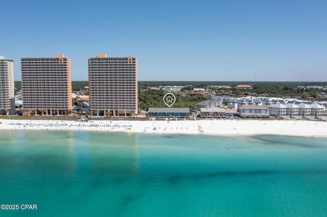 17735 Front Beach Rd Unit 4, Panama City Beach, FL 32413 - drone / aerial view of unending shoreline