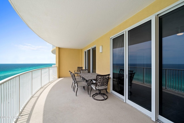 17545 Front Beach Rd Unit 1705, Panama City Beach, FL 32413 - balcony featuring a water view