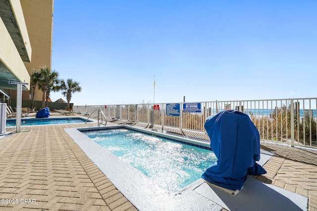 17545 Front Beach Rd Unit 1705, Panama City Beach, FL 32413 - community pool with fence