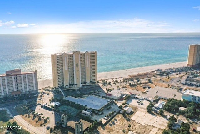 17545 Front Beach Rd Unit 1705, Panama City Beach, FL 32413 - aerial view of property and surrounding area featuring unending shoreline