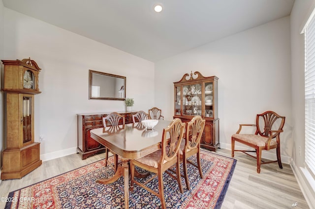 4862 Sweetspire Dr, Panama City, FL 32404 - dining area with light wood-style flooring and recessed lighting
