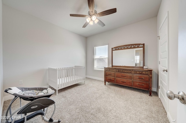 4862 Sweetspire Dr, Panama City, FL 32404 - bedroom featuring light colored carpet and ceiling fan