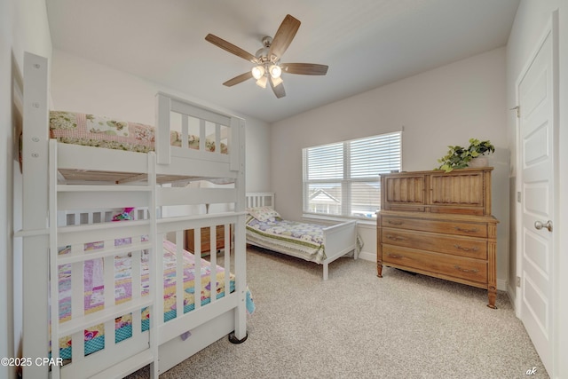 4862 Sweetspire Dr, Panama City, FL 32404 - bedroom with light colored carpet and a ceiling fan