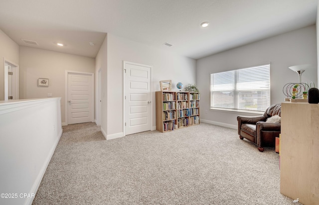 4862 Sweetspire Dr, Panama City, FL 32404 - sitting room featuring carpet and recessed lighting