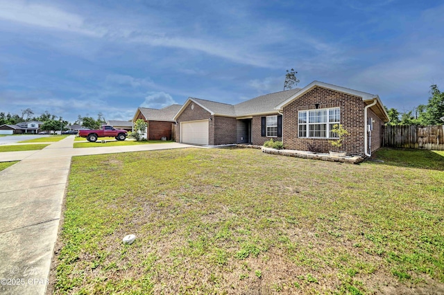3549 Azalea Way, Panama City, FL 32405 - single story home featuring driveway, brick siding, and a garage