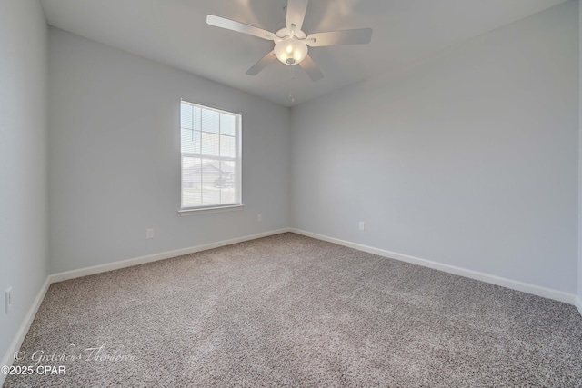 3549 Azalea Way, Panama City, FL 32405 - carpeted spare room with a ceiling fan and baseboards