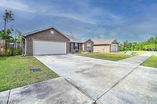 3549 Azalea Way, Panama City, FL 32405 - ranch-style house featuring brick siding, driveway, and a garage
