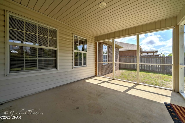 3549 Azalea Way, Panama City, FL 32405 - unfurnished sunroom featuring plenty of natural light