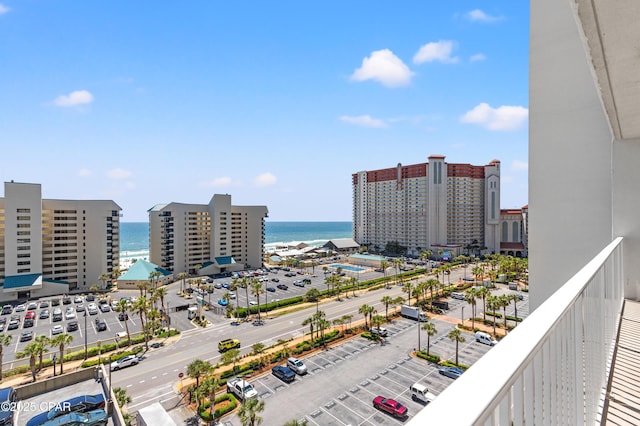 water view featuring nearby urban area