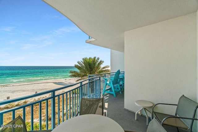 16701 Front Beach Rd Unit 306, Panama City Beach, FL 32413 - balcony featuring view of water and beach