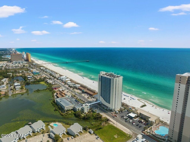 16701 Front Beach Rd Unit 306, Panama City Beach, FL 32413 - drone / aerial view of expansive coastline