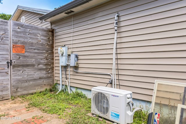 2322 Silversides Loop, Pensacola, FL 32526 - exterior view of ac unit and electric meter