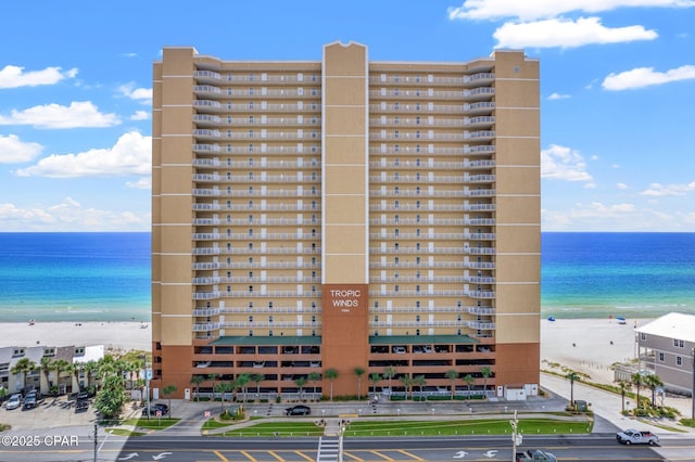 17643 Front Beach Rd Unit 1704, Panama City Beach, FL 32413 - view of apartment building / complex featuring view of water and beach