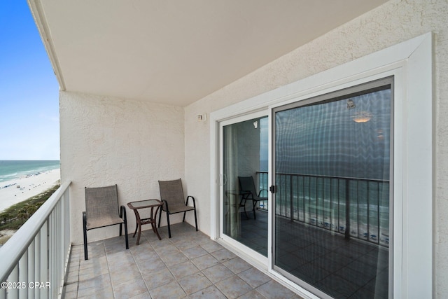 8743 Thomas Dr Unit 1211, Panama City Beach, FL 32408 - balcony with view of water and beach
