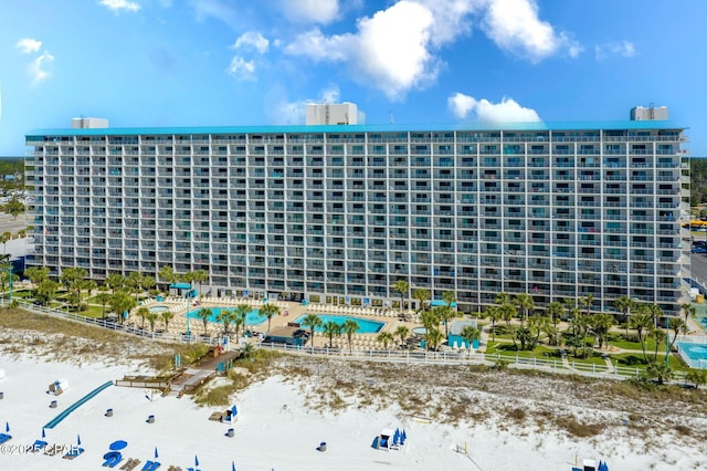 8743 Thomas Dr Unit 1211, Panama City Beach, FL 32408 - view of apartment building / complex featuring a community pool