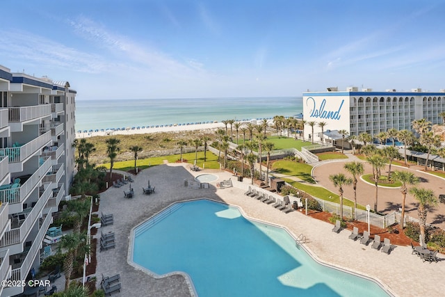 1515 SE Miracle Strip Pkwy Unit 609, Fort Walton Beach, FL 32548 - community pool with a water view
