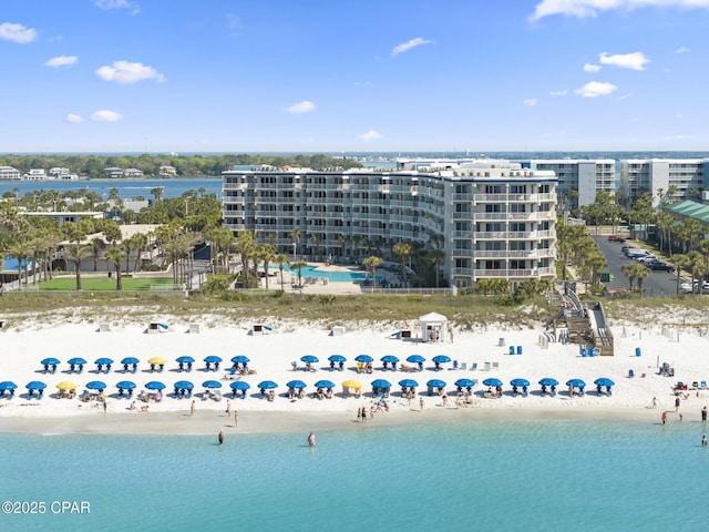 1515 SE Miracle Strip Pkwy Unit 609, Fort Walton Beach, FL 32548 - drone / aerial view of expansive coastline and apartment complex
