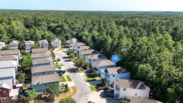 76 Mosaic Oaks Cir, Santa Rosa Beach, FL 32459 - aerial perspective of suburban area featuring a heavily wooded area