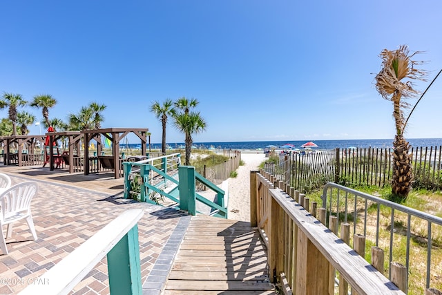 17462 Front Beach Rd Unit 55201, Panama City Beach, FL 32413 - surrounding community featuring view of water and beach