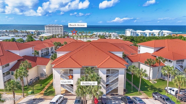 17462 Front Beach Rd Unit 55201, Panama City Beach, FL 32413 - bird's eye view of a large body of water
