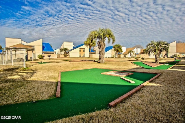 17462 Front Beach Rd Unit 55201, Panama City Beach, FL 32413 - view of home's community with a putting area and a residential view