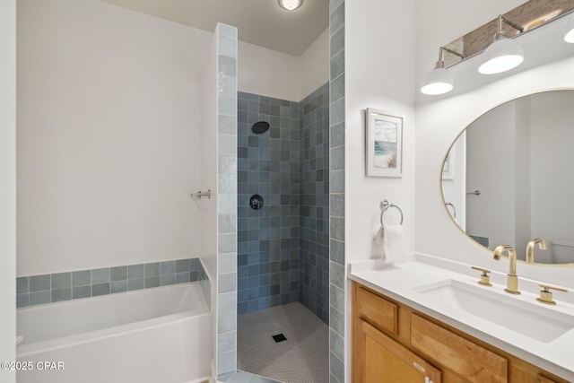 231 Somerset Bridge Rd Unit 1103, Santa Rosa Beach, FL 32459 - full bath featuring tiled shower, vanity, and a bath