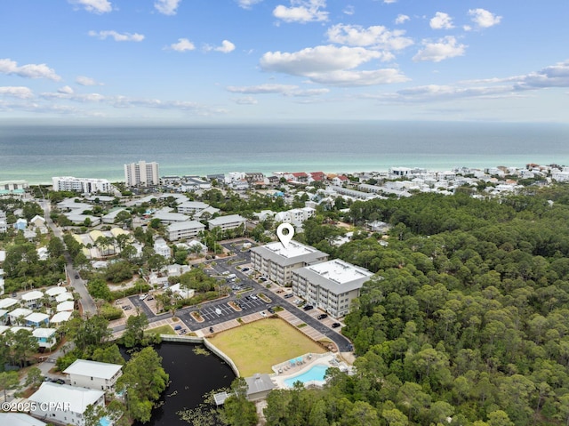 231 Somerset Bridge Rd Unit 1103, Santa Rosa Beach, FL 32459 - aerial view of property and surrounding area featuring a nearby body of water and a pool