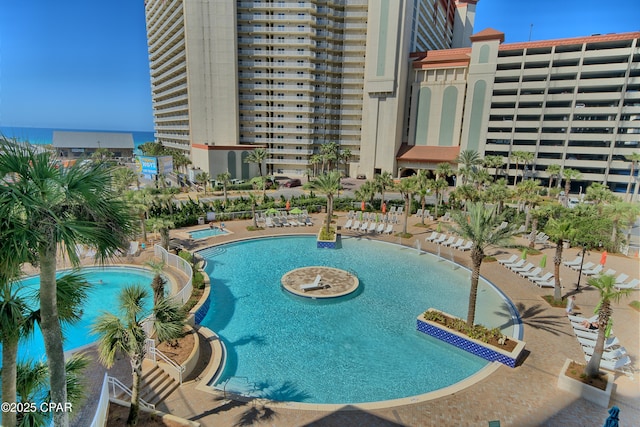view of community pool